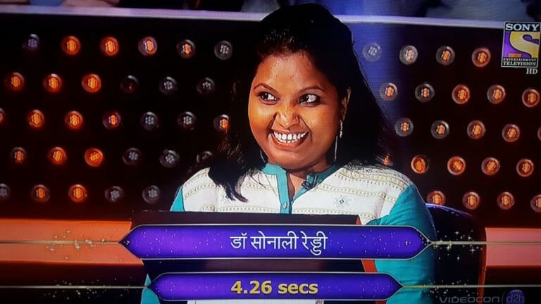 Dr. Sonali Reddy KBC Contestant on the Hot Seat
