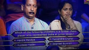 following criketers kbc question