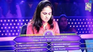 not found kbc question
