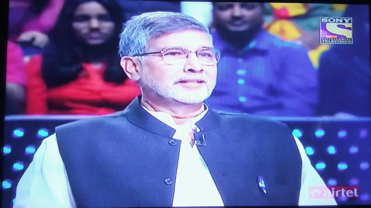 Watch Kailash Satyarthi talk about how he fought Child Abuse, in the Grand Finale of KBC