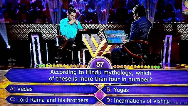 Ques : According to Hindu mythology, which of these is more than four in number?