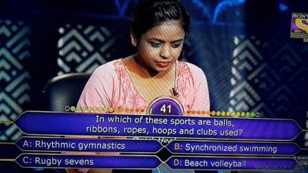 In which of these sports are balls, ribbons, ropes, hoops and clubs used