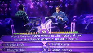 Who is the only Indian athlete to win medals at two consecutive Olympic games in individual sport