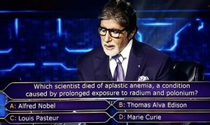 Ques : Which scientists died of aplastic anemia, a condition caused by prolonged exposure to radium and polonium?