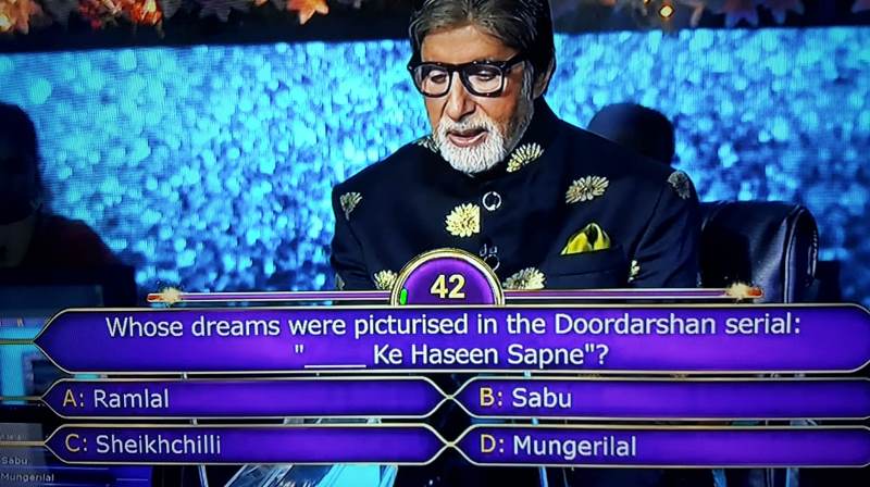 Whose dreams were picturised in the Doordarshan Serial