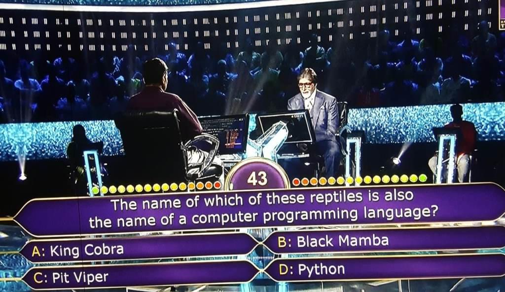 computer programming language on the snake