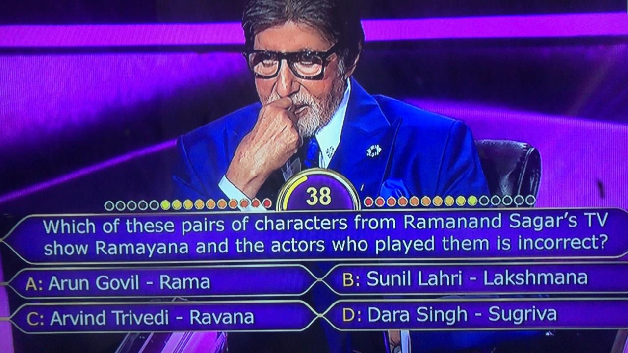 Which of these pairs of characters from Ramanand Sagar's TV show Ramayana and the actors who played them is incorrect