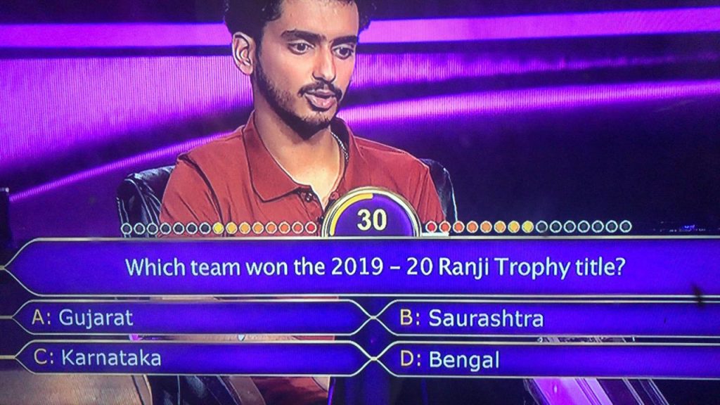 Which team won the 2019-20 Ranji Trophy title