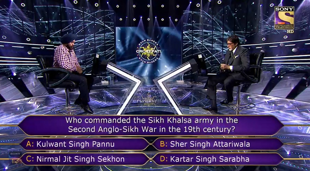 Ques : Who commanded the Sikh Khalsa army in the Second Anglo-Sikh War in the 19th Century?