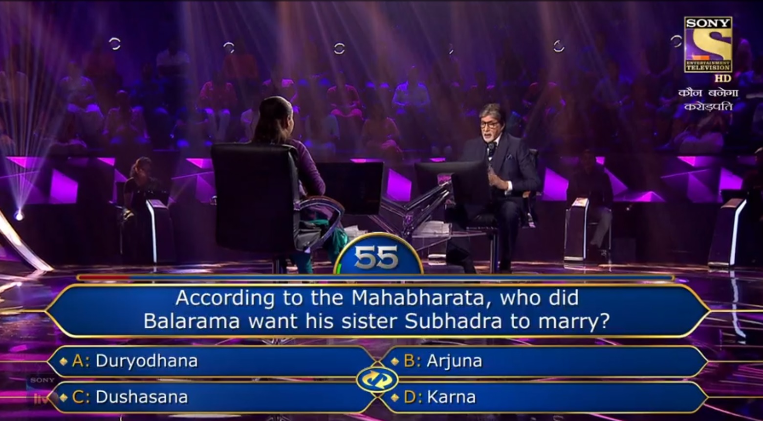 Ques : According to the Mahabharata, who did Balarama want his sister Subhadra to marry?