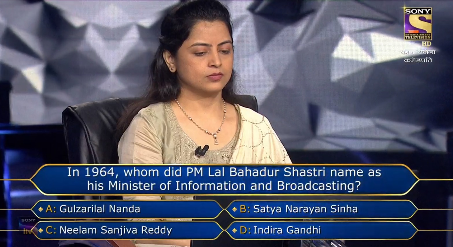 Ques : In 1964, whom did PM Lal Bahadur Shastri name as his Minister of Information and Broadcasting?