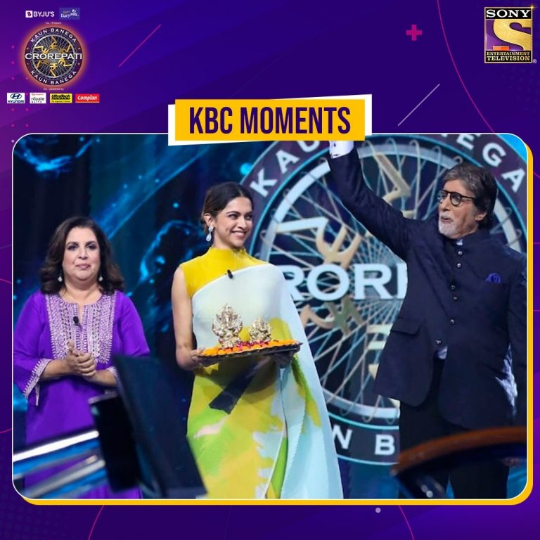 KBC Moments when Deepika, Farah and Indian Idols celebrate Ganesh Utsav on the set of KBC