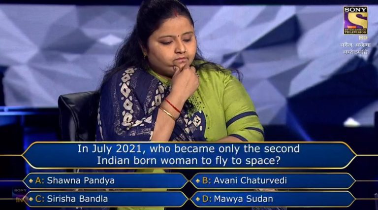 Ques : In July 2021, who became only the second Indian born woman to fly to space?
