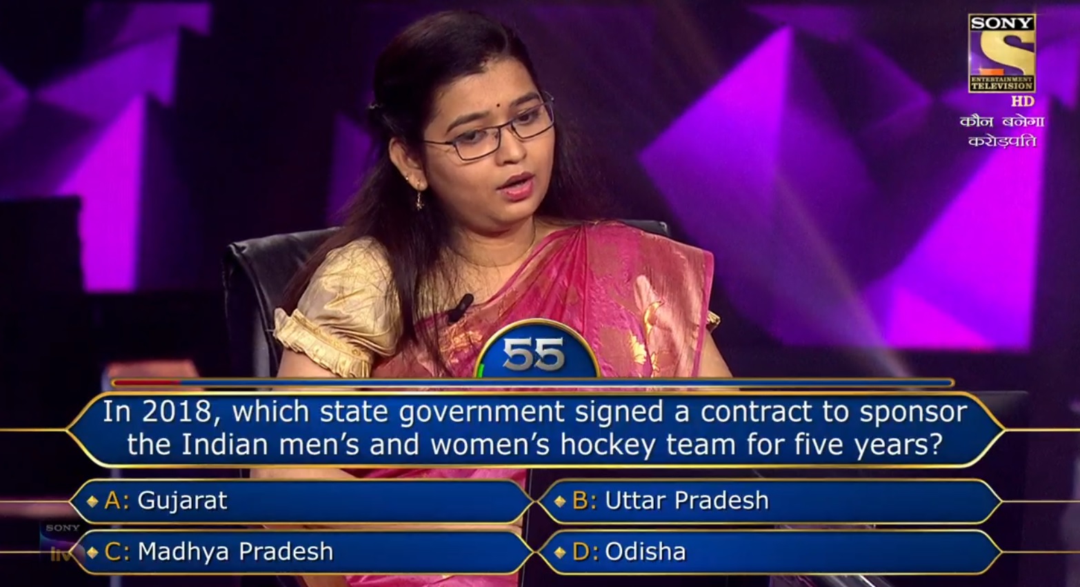 Ques : In 2018, which state government signed a contract to sponsor the Indian men’s and women’s hockey team for five years?