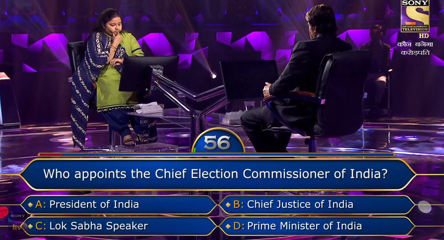 Ques : Who appoints the Chief Election Commissioner of India?