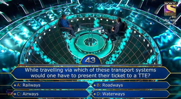 Ques : While travelling via which of these transport systems would one have to present their ticket to a TTE?
