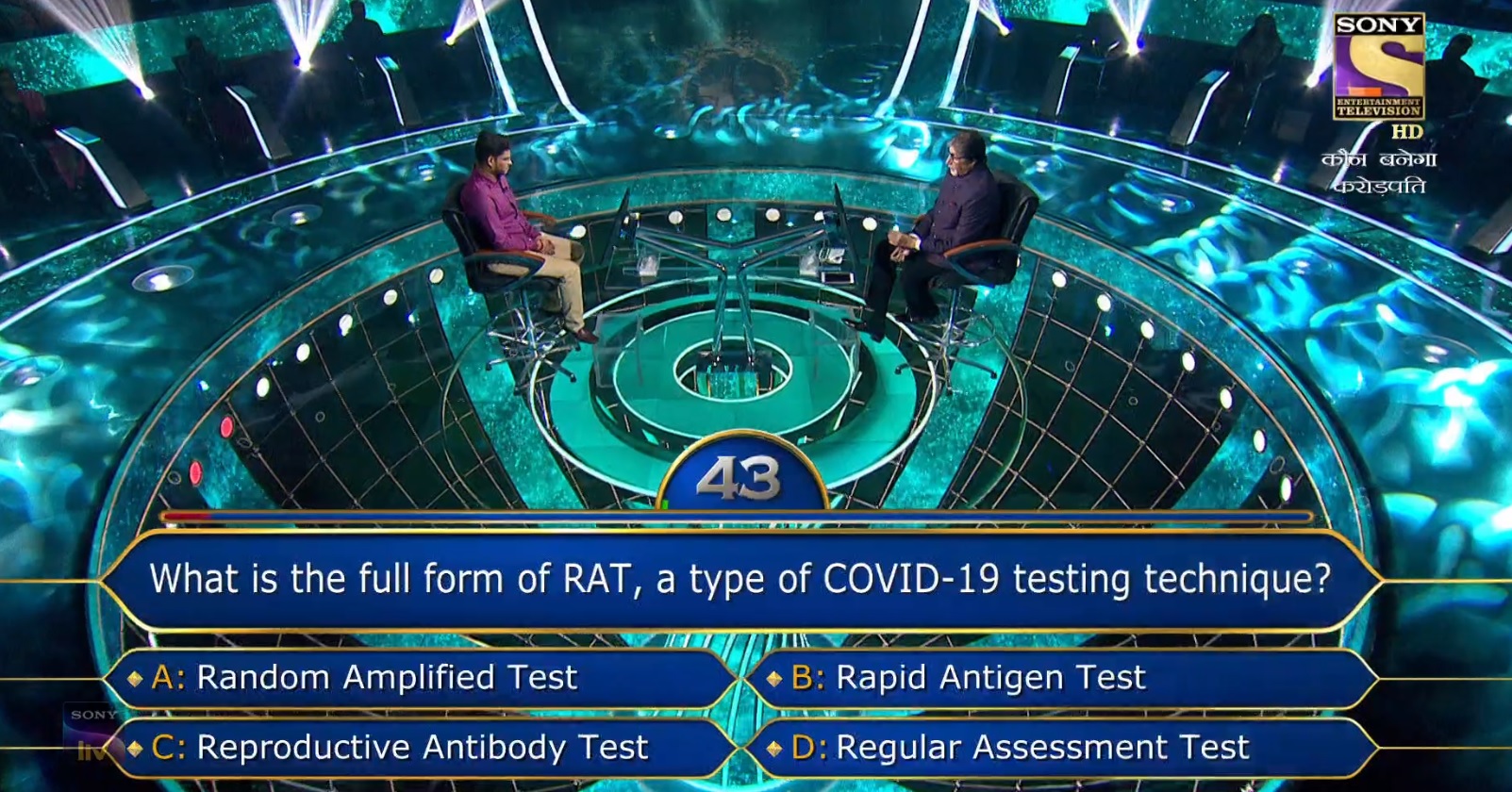 Ques : What is the full form of RAT, a type of COVID-19 testing technique?