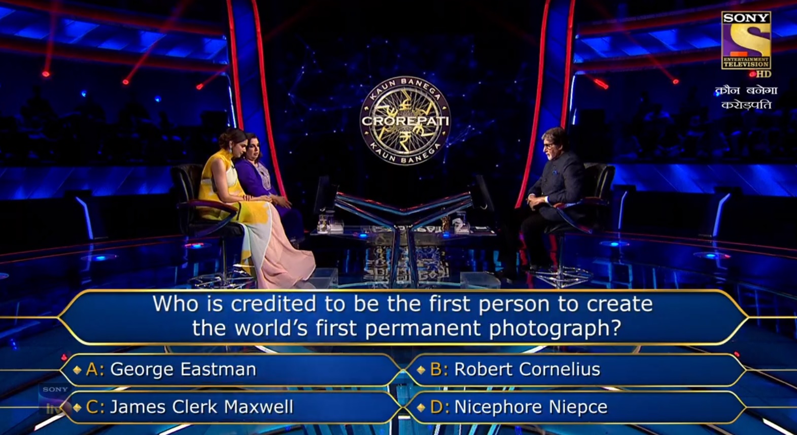 Who is credited to be the first person to create the world's first permanent photograph