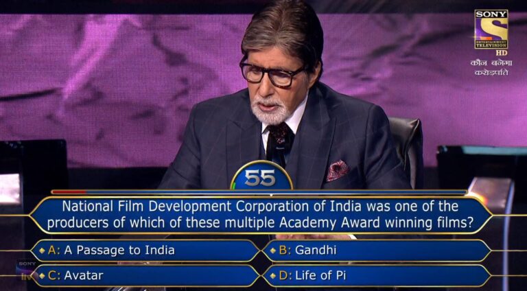 Ques : National Film Development Corporation of India was one of the producers of which of these multiple Academy Award winning films?