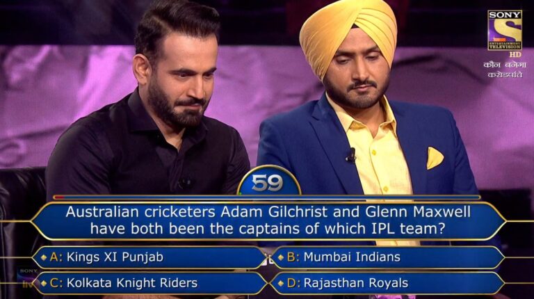 Ques : Australian cricketers Adam Gilchrist and Glenn Maxwell have both been the captains of which IPL team?