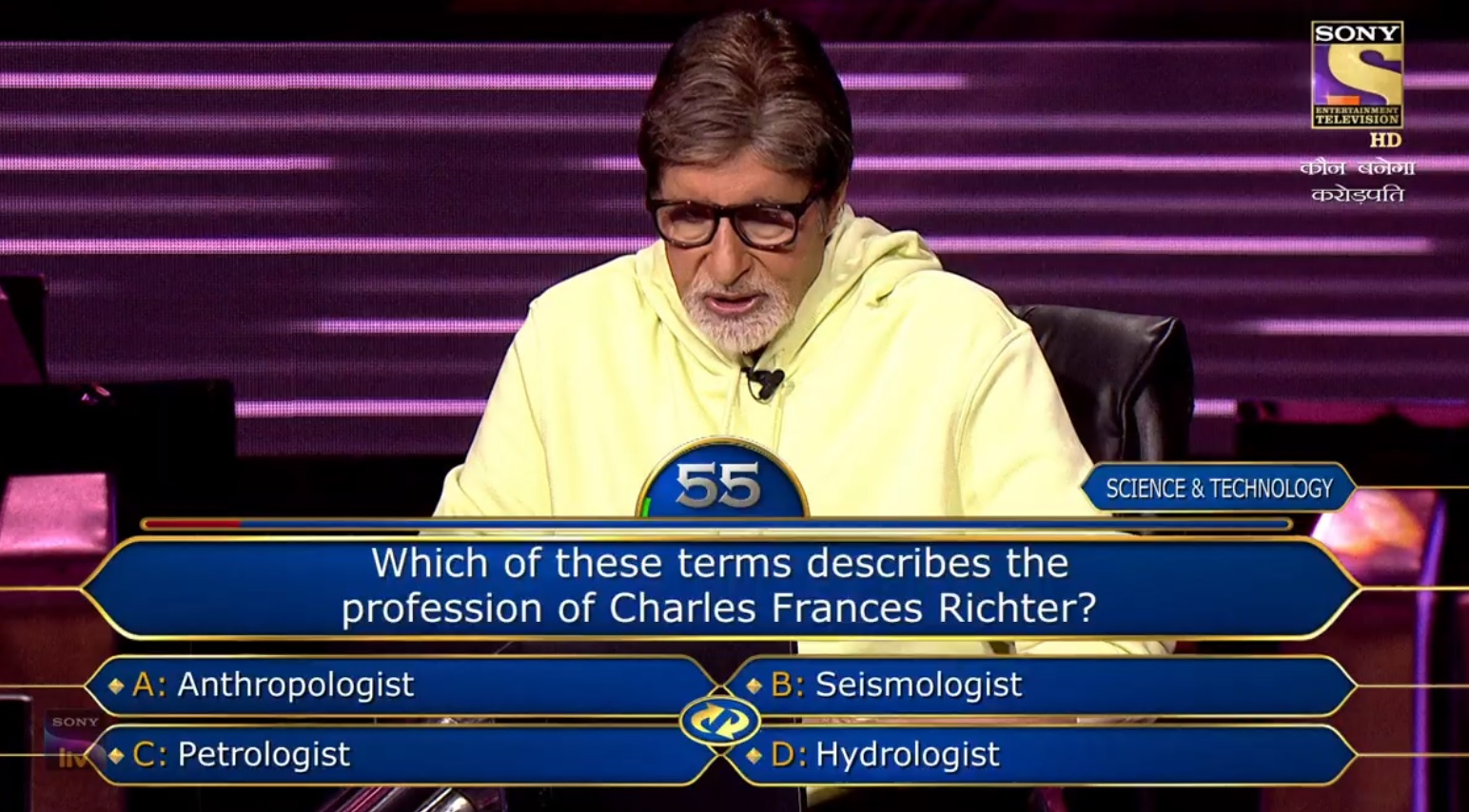 Ques : Which of these terms describes the professions of Charles Frances Richter?