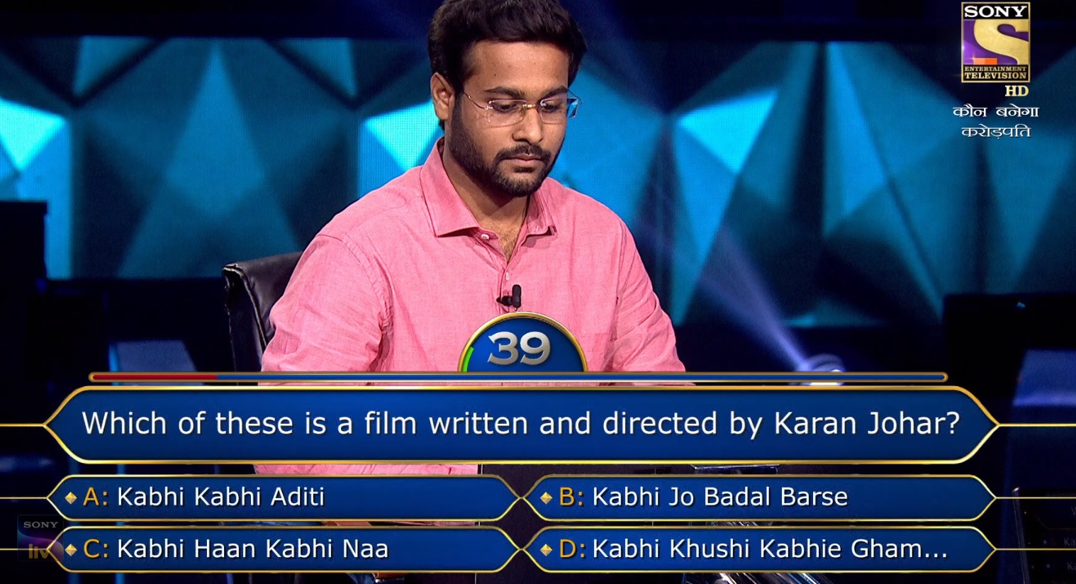 Ques : Which of these is a film written and directed by Karan Johar?