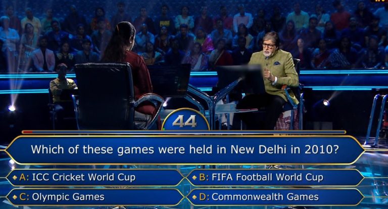 Ques: Which of these games were held in New Delhi in 2010?