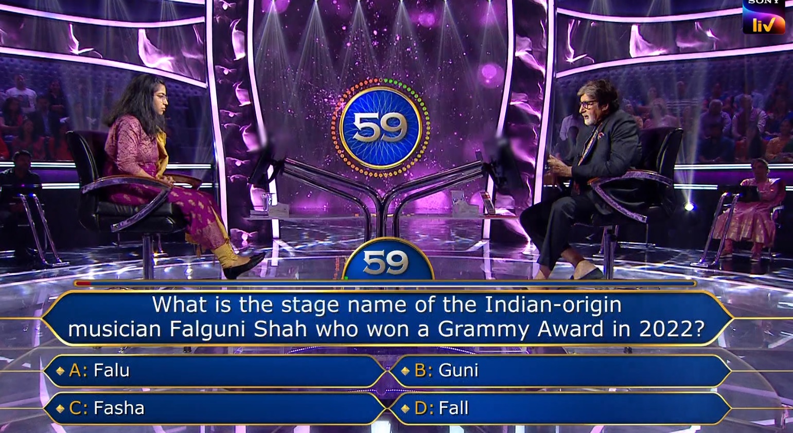 Ques : What is the stage name of the Indian-origin musician Falguni Shah who won a Grammy Award in 2022?