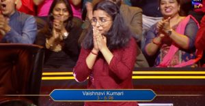 KBC 41st Candidate Vaishnavi Kumari