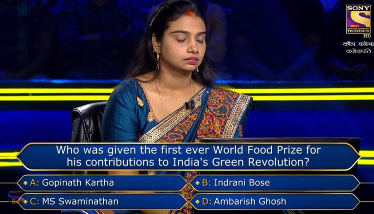Ques : Who was given the first ever World Food Prize for his contribution to India’s Green Revolution?