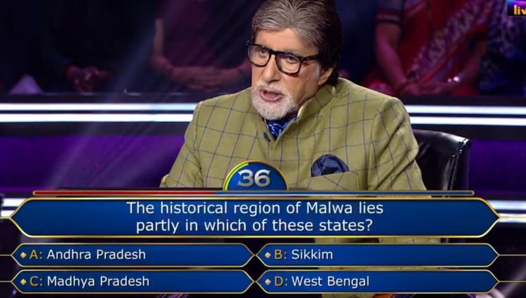 Ques : The historical region of Malwa lies partly in which of these states?