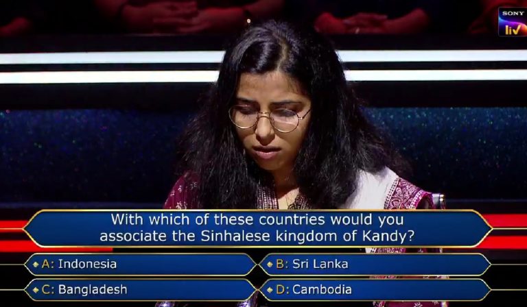 Ques : With which of these countries would you associate the Sinhalese kingdom of Kandy?