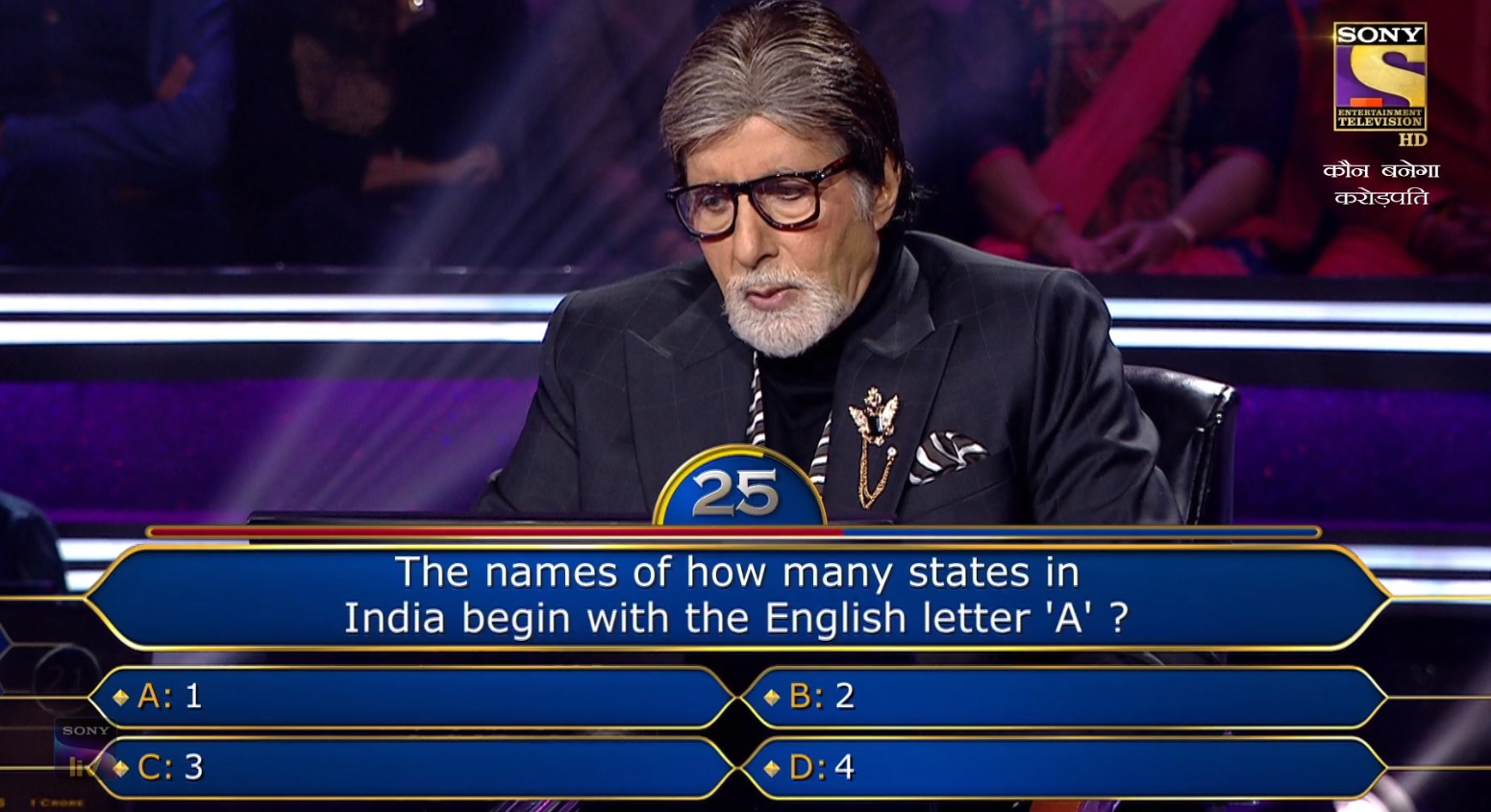 Ques : The names of how many states in India begin with the English letter ‘A’?