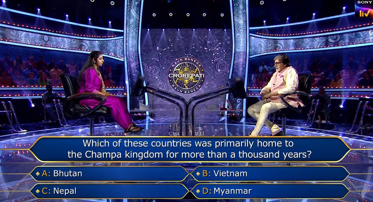 Ques : Which of these countries was primarily home to the Champa  kingdom for more than a thousand years?