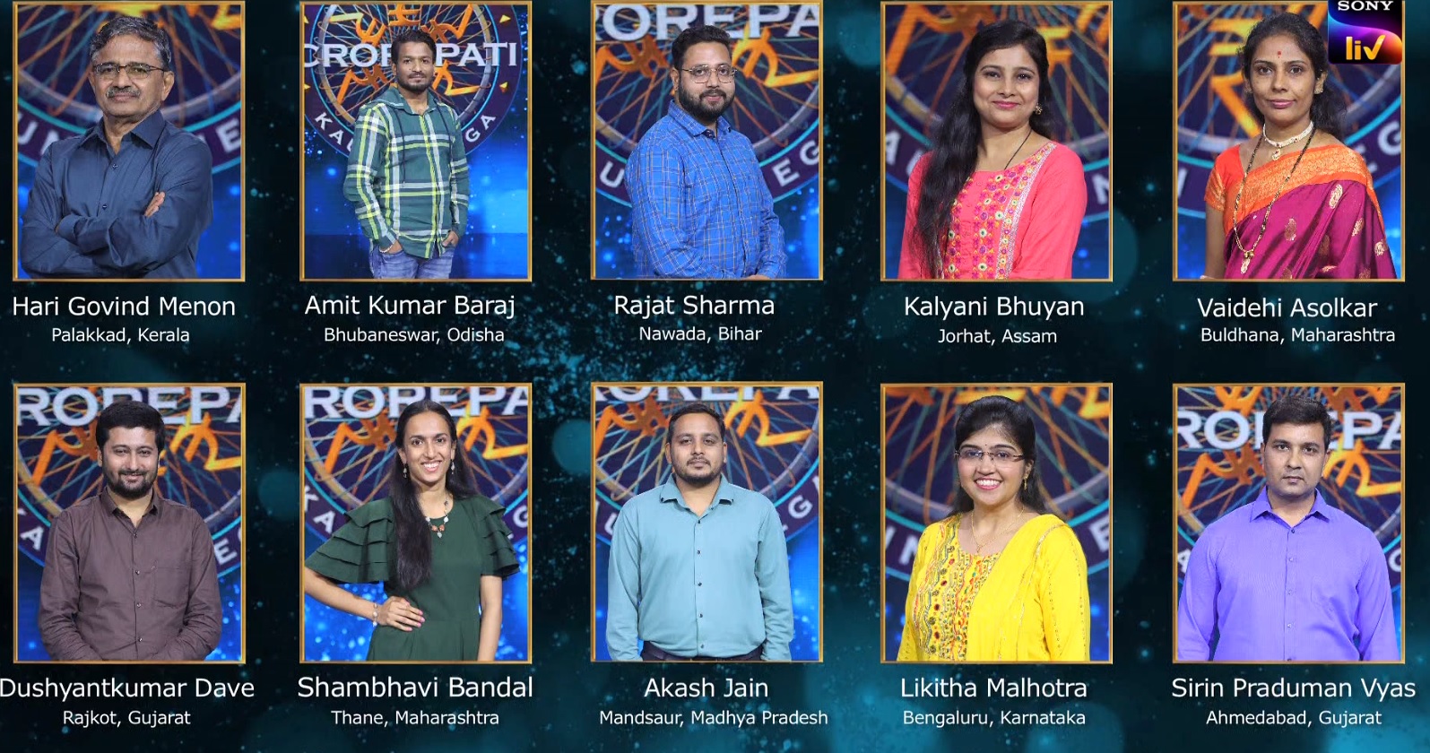 10th Friday – KBC Play Along Contestant 2022 – Top 10 Play along Contestants of the week