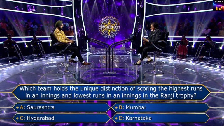 Ques : Which team holds the unique distinction of scoring the highest runs in an innings and lowest runs in an innings in the Ranji trophy?