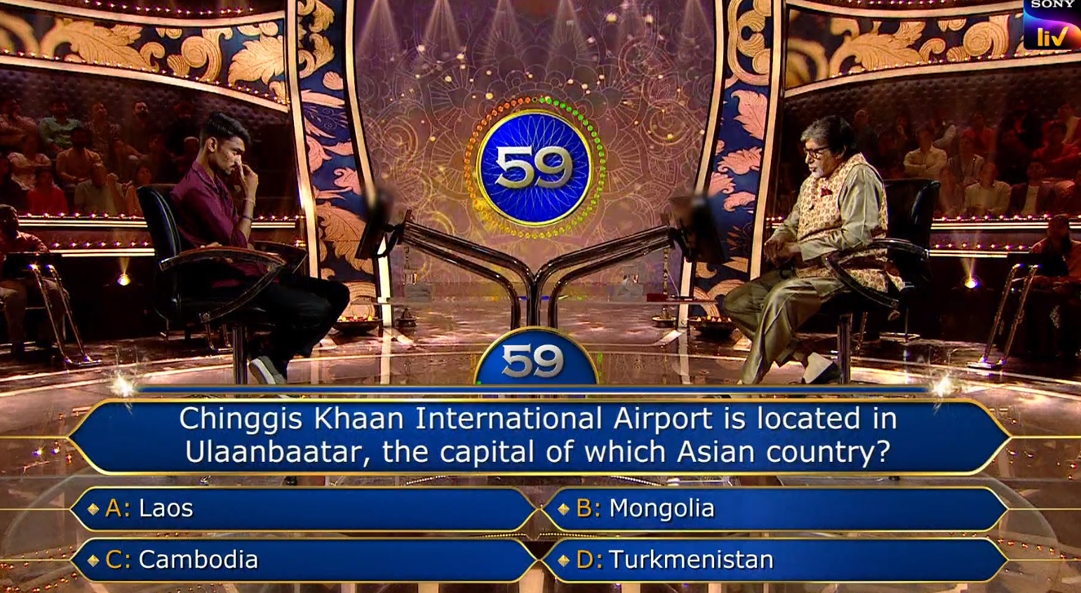 Ques : Chinggis Khaan International Airport is located in Ulaanbaatar, the capital of which Asian country?