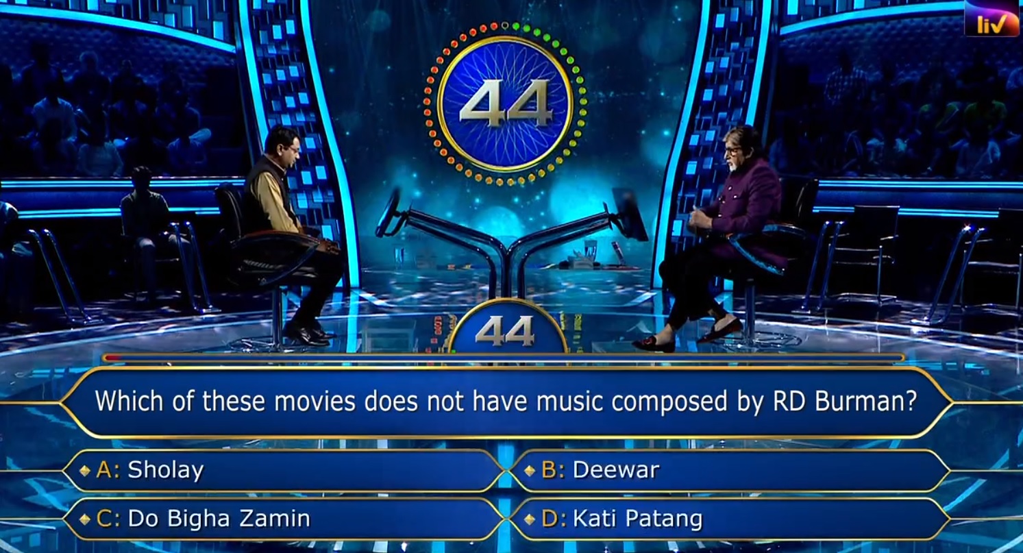 Ques : Which of these movies does not music composed by RD Burman?