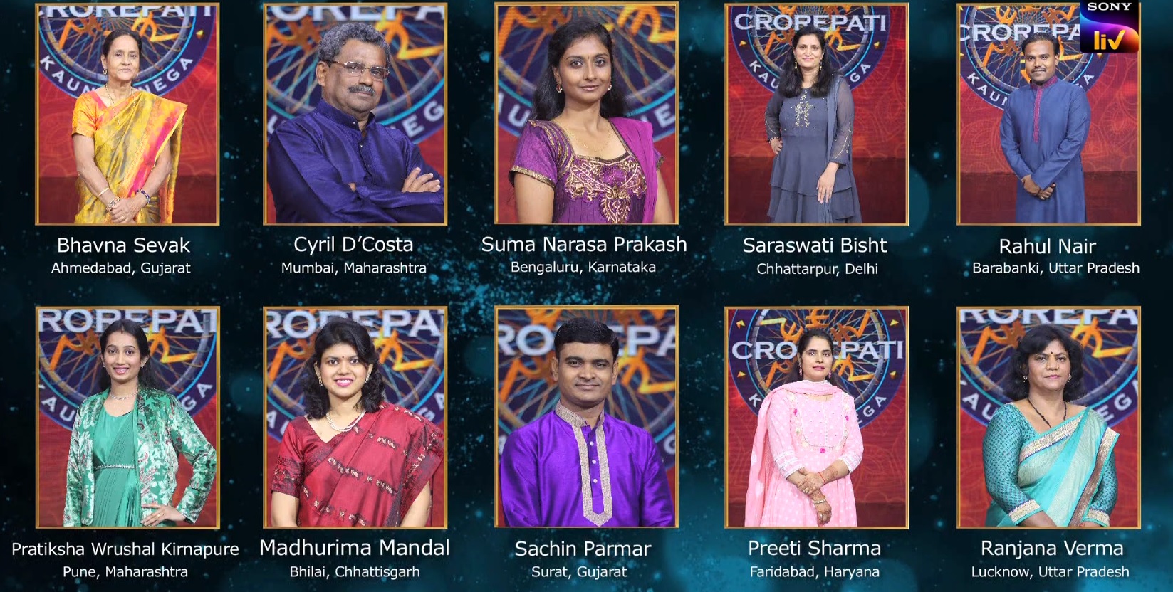 12th Friday – KBC Play Along Contestant 2022 – Top 10 Play along Contestants of the week
