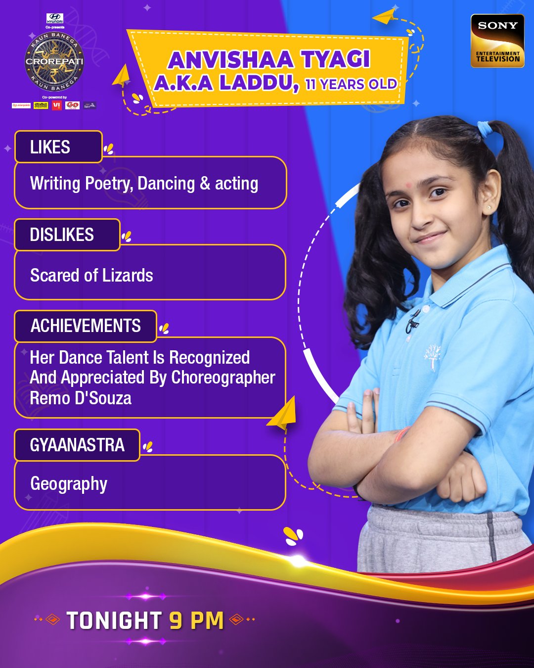 KBC Juniors Contestant : Anvishaa Tyagi