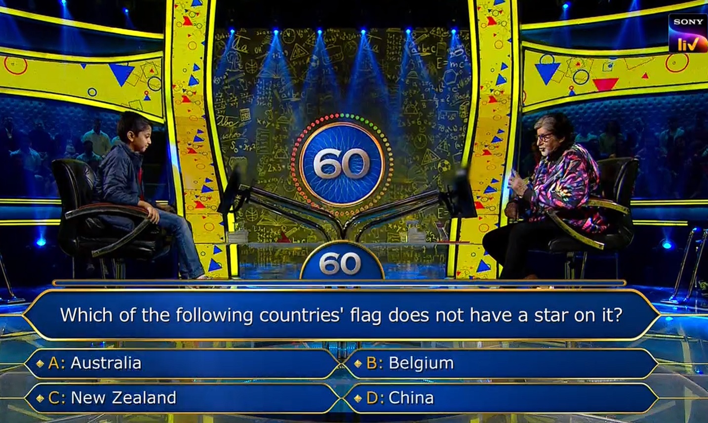 Ques : Which of the following countries’ flag does not have a star on it?