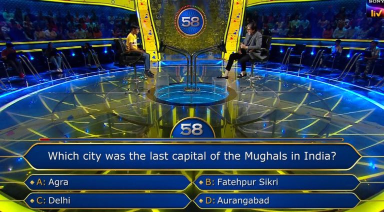 Ques : Which city was the last capital of the Mughals in India?