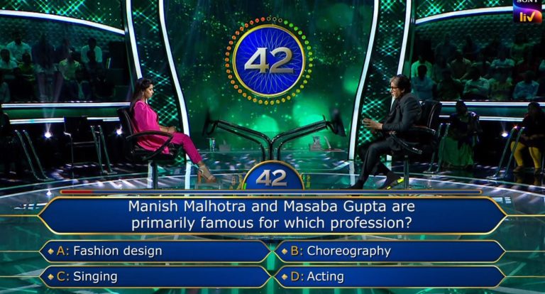 Ques : Manish Malhotra and Masaba Gupta are primarily famous for which profession?