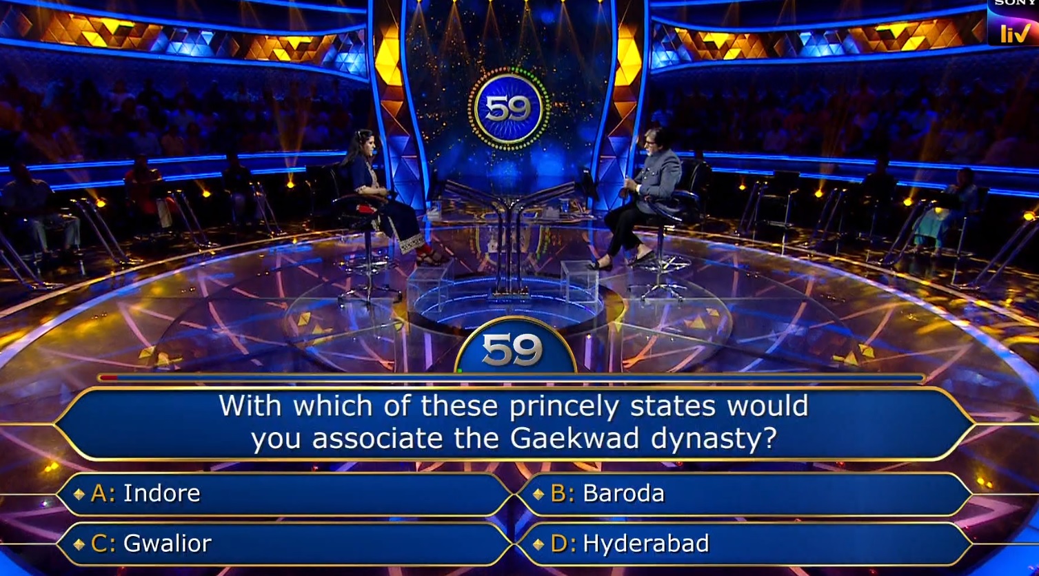Ques : With which of these princely states would you associate the Gaekwad dynasty?