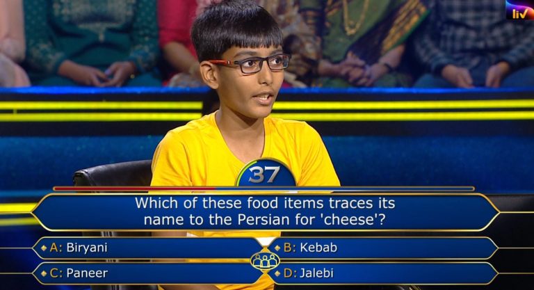 Ques : Which of these food items traces its name to the Persian for ‘cheese’?