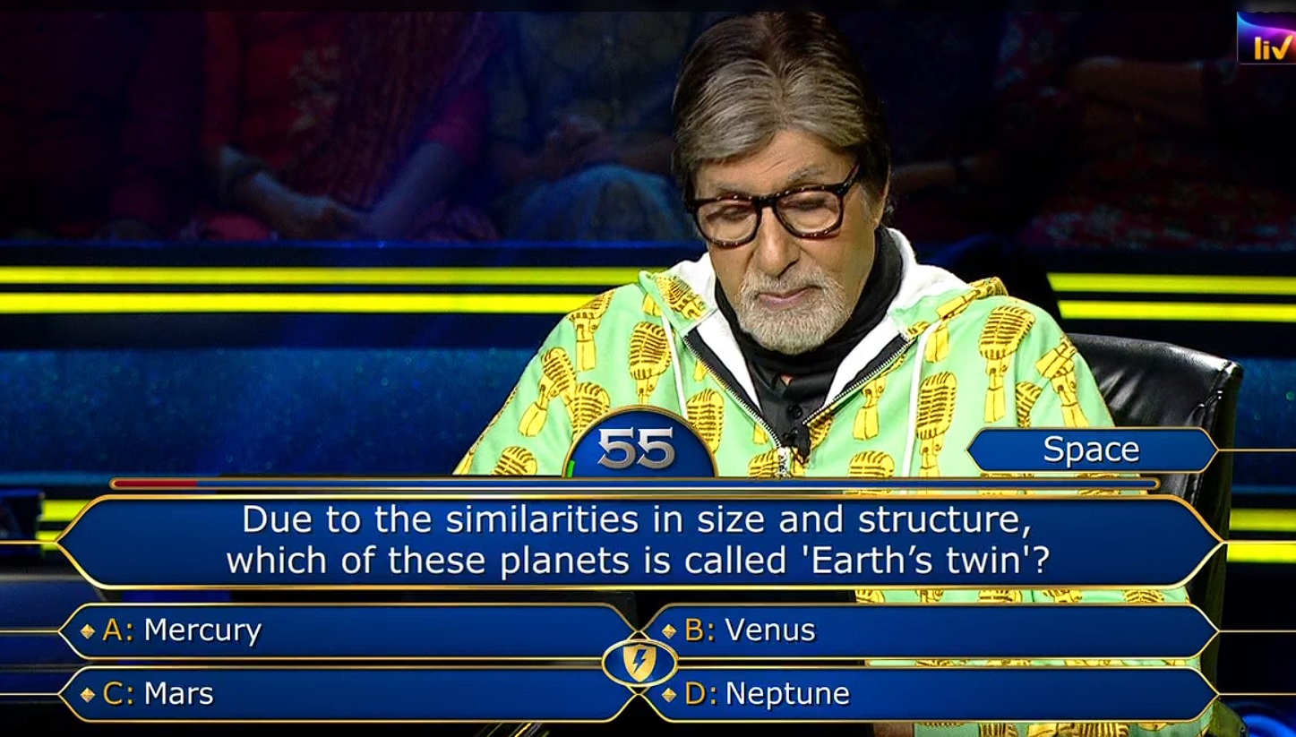 Ques : Due to the similarities in size and structure which of these planets is called ‘Earth’s twin’?