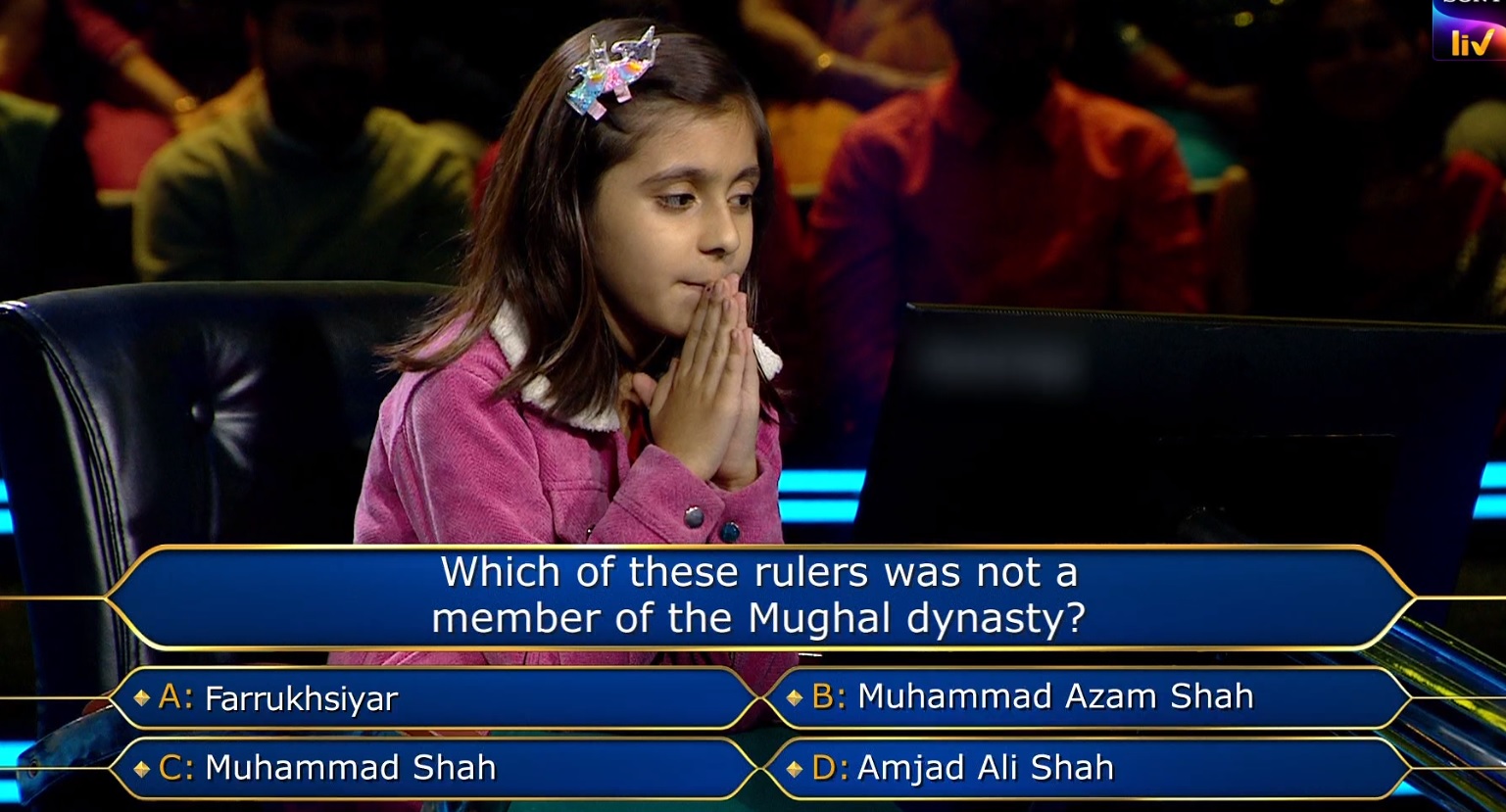 Ques : Which of these rulers was not a member of the Mughal dynasty?