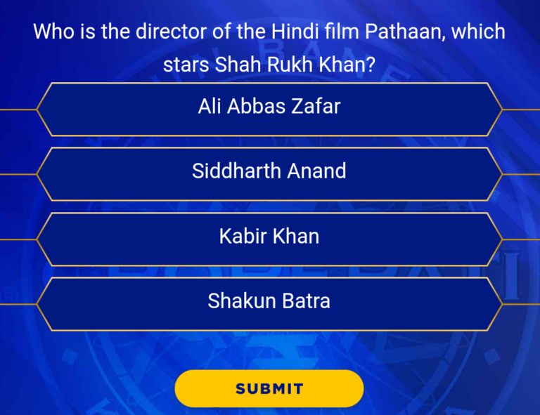 KBC 15 Registration Question No 3 Dated 1st May 2023 – Answer Now to Participate