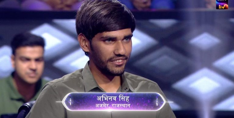 Abhinav Singh is our season’s 32nd contestant of the KBC15