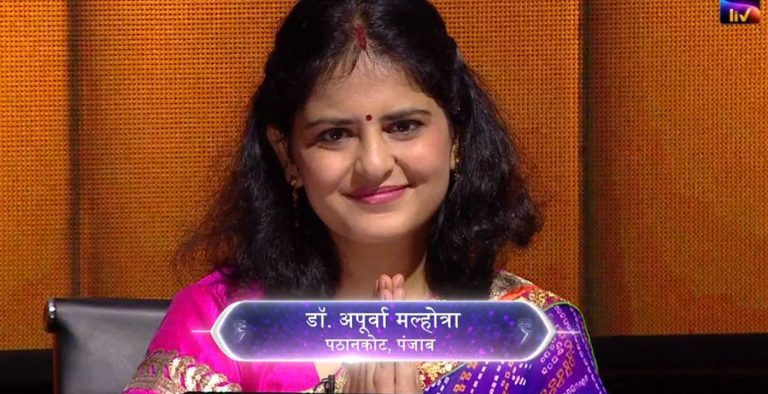Dr Apruv Malhotra from Pathankot Punjab is our season’s 18th contestant of the KBC15